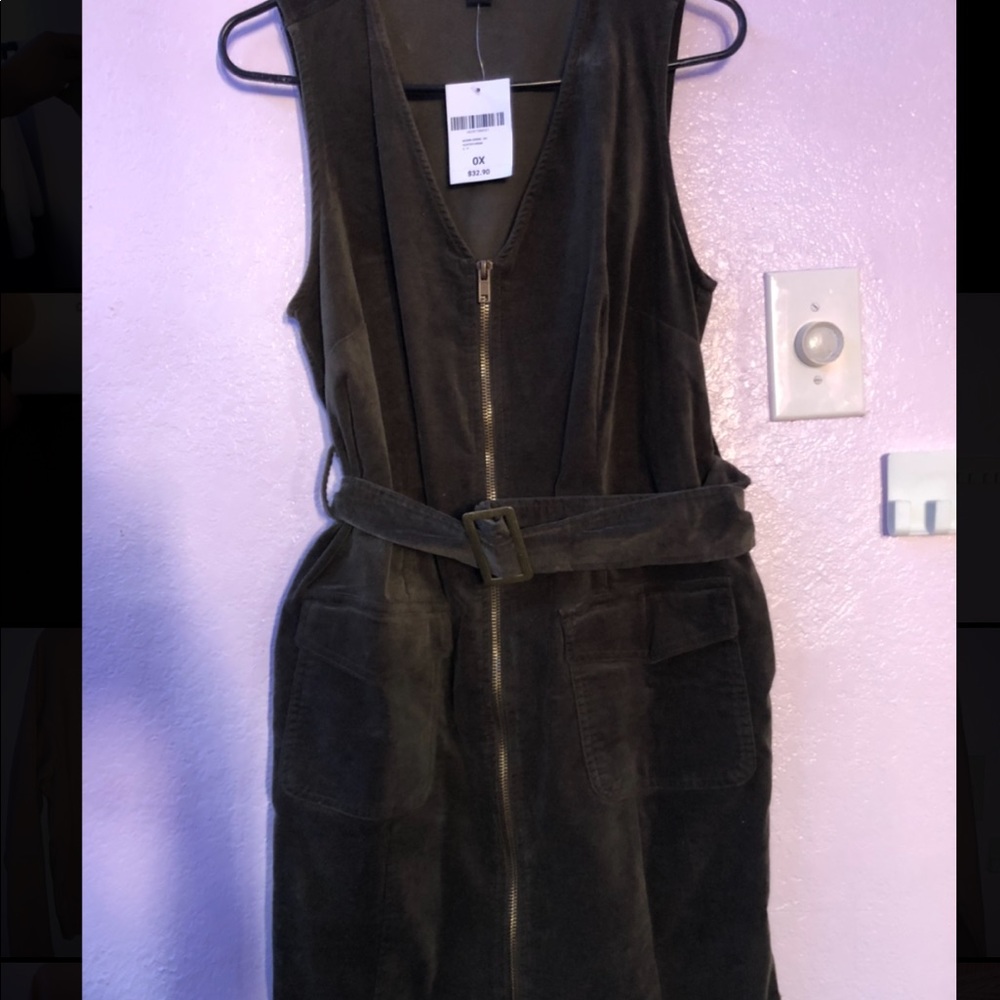 Olive Green Women Dress